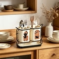 thumbnail image 4 of Tableware Storage Rack for Kitchen Utensils, Multi Compartment Chopstick and Knife Holder, Countertop Utensil Organizer for Dining and Cooking Tools, 4 of 6