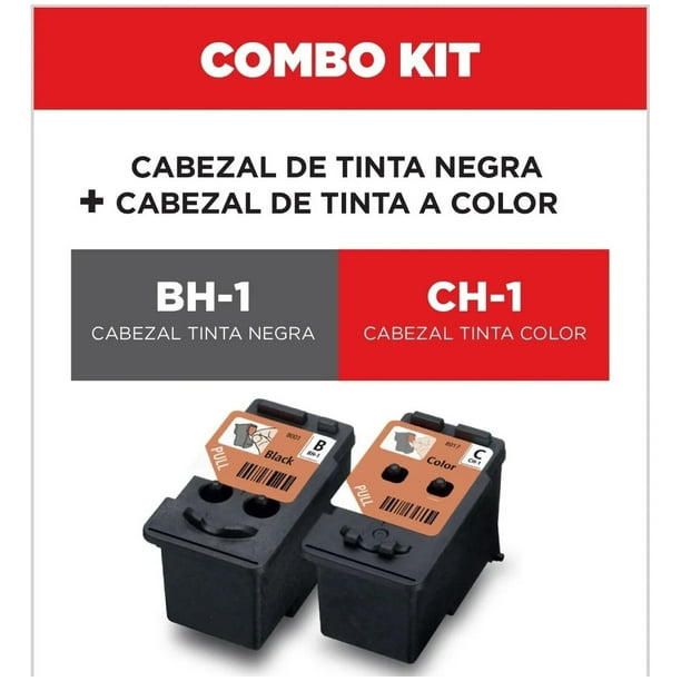 KIT DE MANTENIMIENTO Canon CABEZAL NEGRO BH-1 COLOR CH-1 COMPATIBLE G1110 G1100 G2100 G2110 G3100 G3110 G4100 G4110 0692C005AA