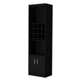 thumbnail image 6 of Newboti Furniture Black Bar Cabinet with Wine Storage 22620, 6 of 6