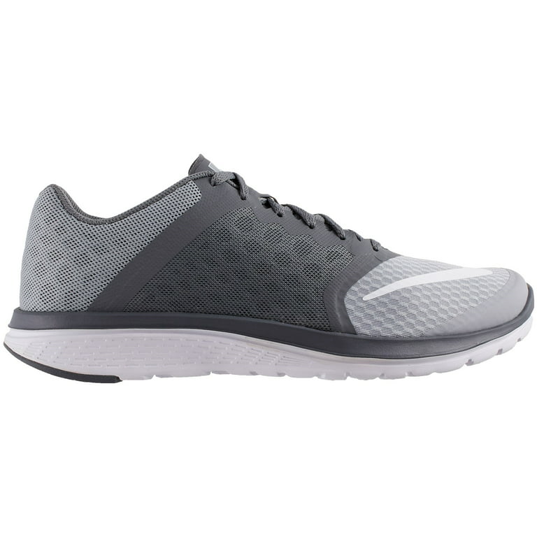Nike Men's FS Lite Run 3 Running Wolf Grey/White - 10.0 - Walmart.com