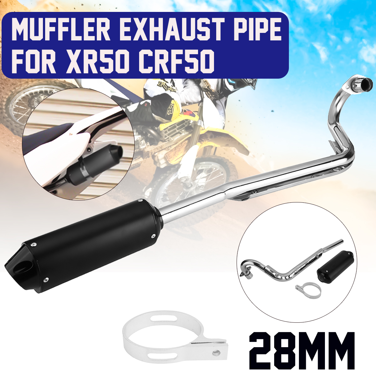 Exhaust & Exhaust Systems Akozon Muffler Exhaust Wash Plug Motorcycle