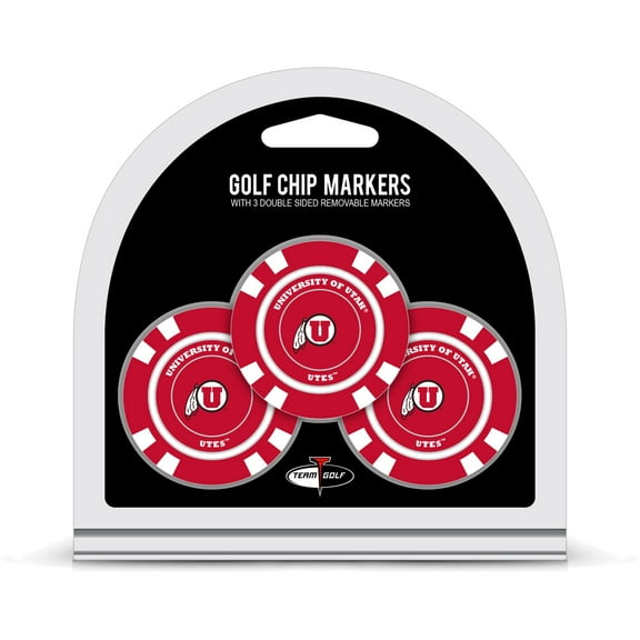 Utah Utes Golf Chip 3-Pack Set