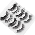 thumbnail image 2 of 5 pares de pestañas postizas de visón de imitación 3D, extensiones de pestañas postizas reutilizables multicapa hechas a mano largas y finas naturales, herramientas de maquillaje de ojos Tan Jianjun  unisex, 2 of 2