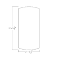 thumbnail image 2 of 6X3 Arc Rectangle Conference Table With X Base Data And Electric, 2 of 5