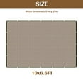 thumbnail image 3 of Ayamaya 10' x 6.6' UV Resistant Coffee Shade Cloth, 3 of 9