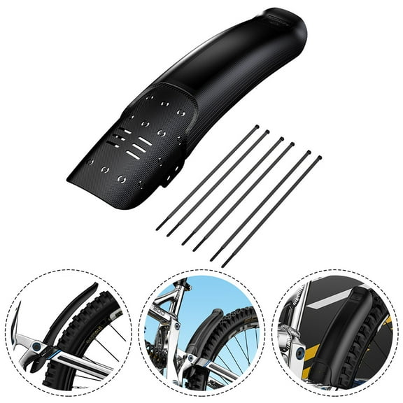 Bike Fender, Universal Thicken Widen Bicycle Mudguard Mountain Bike Front and Rear Mud Guard Portable Adjustable Bike Fender for MTB Mountain Road Bike
