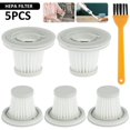 thumbnail image 1 of 5Pcs Vacuum Cleaners Filter Compatible with Handy Vacuum Cleaner HEPA Filter with Brush Mini Wireless Vacuum Cleaner Accessories Washable Filters Fine Dust Filter for Home Car Vacuum Clea, 1 of 10