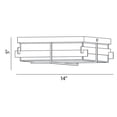 thumbnail image 4 of 28055-013 Eurofase Lighting Muller - 2 Light Flush Mount - 14 Inches Wide By 5 Inches High, 4 of 5