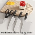 thumbnail image 4 of Suction Cup Knife Sharpener with V Shaped Double Sided Grinding for Kitchen Knives and Scissors, 4 of 6