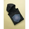 thumbnail image 3 of Neon Mesh Cube. Hoodie Men -Image by Shutterstock, Male XX-Large, 3 of 4