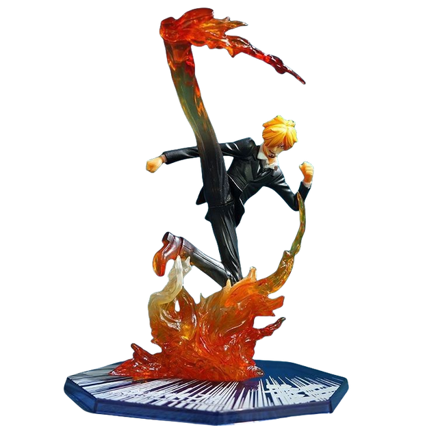 Figura de acción Sanji Fight Anime One Piece PVC para mayores de 18 años