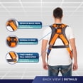 thumbnail image 3 of Arnés de seguridad para protección contra caídas Palmer Safety, 5 puntos, 2 x LG, 3 of 7