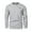 Gray, variant on Men's Crewneck Sweatshirts Trendy Solid Color Big and Tall Winter Warm Sweater Midweight Fleece Thermal Pullover Tops Light Blue S
