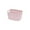 Pink, variant on Storage Baskets And Bins Transparent Plastic Storage Basket For Home Bathroom Cabinet Organizer Baskets