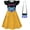 B+Bag, variant on Girls Cartoon Heroine Costume Dress w/Bag Cosplay Skirt Outfit for Halloween Party Role Play, 8-9Y