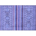thumbnail image 1 of Ahgly Company Machine Washable Indoor Rectangle Abstract Blue Modern Area Rugs, 2' x 3', 1 of 4