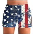 thumbnail image 6 of XIAfhje Shorts For Women Independence Day High-Waisted Womens Shorts Lightweight Shorts Casual Short Pants Comfy Shorts Hot Pants Beach Vacation Shorts Trendy Lounge Clothes, 6 of 6