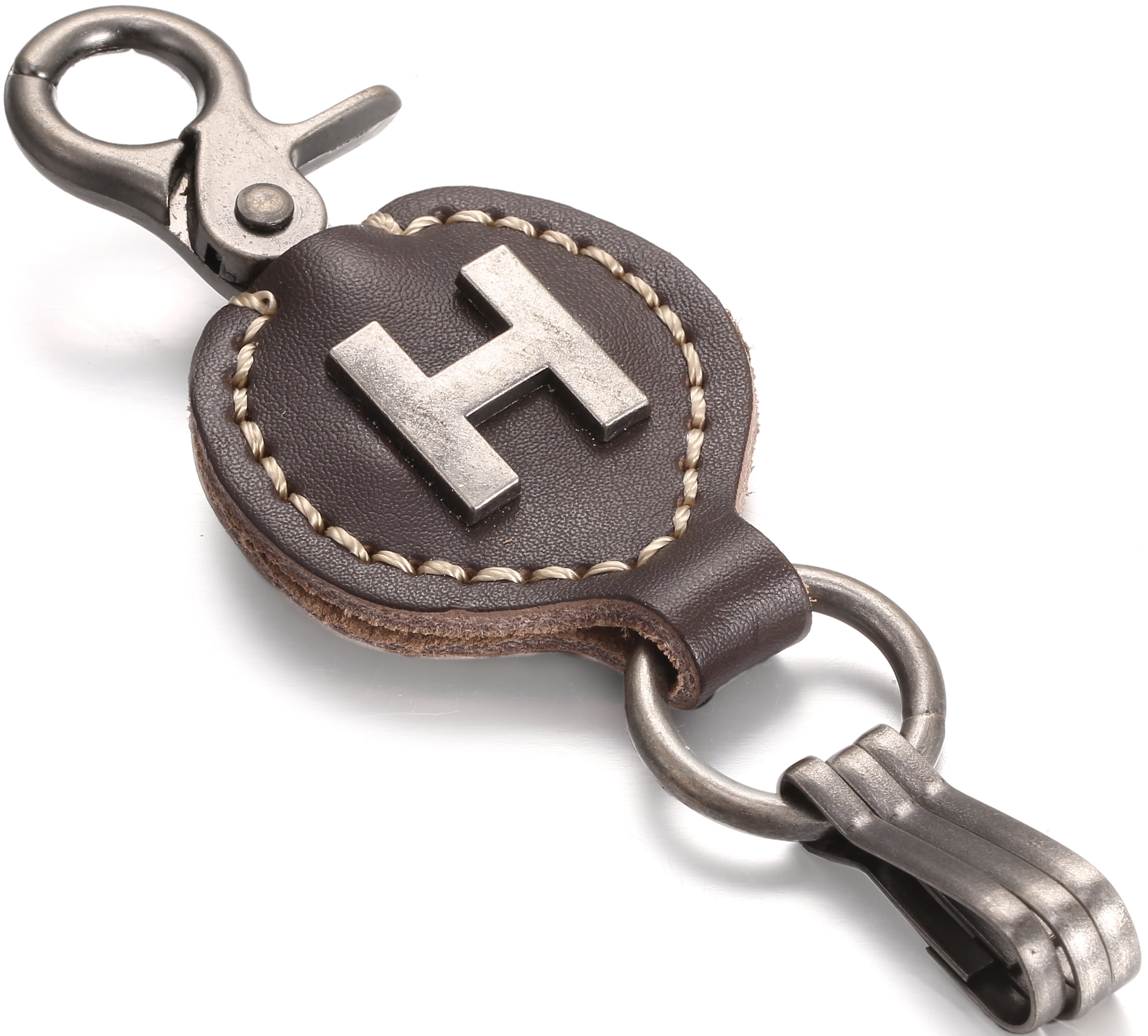 Men's Genuine Leather Vintage Brown Keychains Multifunction Key Chains Men's Genuine Leather Vintage Brown Keychains Multifunction Key Chains