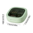 thumbnail image 3 of 7-Day Pill Organizer Portable Travel Medication Box with Partitions, Small Daily Pill Case for Pills and Vitamins, Compact Weekly Pill Holder for Home Use, 3 of 6