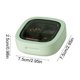 thumbnail image 3 of Mini caja de almacenamiento portátil de plástico, pequeño organizador de viaje para uso doméstico, compartimento compacto con tapa de seguridad, color beige, blanco, marrón y verde, apto para aliment, 3 of 6