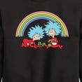 thumbnail image 3 of Cat in the Hat - Thing 1 2 Rainbow - Toddler And Youth Crewneck Fleece Sweatshirt, 3 of 5