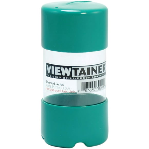 Viewtainer Slit Top Storage Container 2"X4"-Green