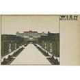 thumbnail image 3 of Urban Janke 24x17 Black Modern Framed Museum Art Print Titled - Vienna Belvedere (1908), 3 of 5