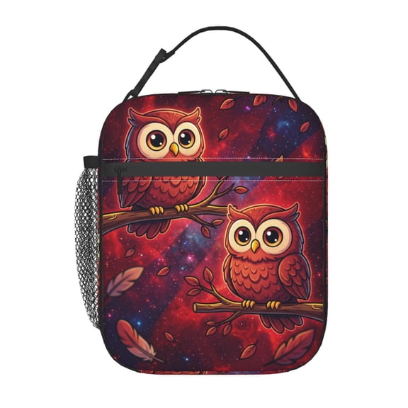 Owl Lunch Box For Women Insulated Lunch Bag Lunchbox Lunch Tote Bags Reusable Cooler For Work Office Picnic Travel