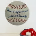 thumbnail image 2 of American Art Decor Two Seasons Baseball Dome Metal Sign (15") - Room Decor for Bar, Man Cave, Garage, Game Room & More, 2 of 6