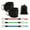 Black Set, variant on Ankle Resistance Bands with Cuffs for Women, Booty Bands for Glute Activation & Hip Kickback Training, Adjustable Resistance Bands for Legs & Butt Lift Workout, Home Gym Exercise Equipment