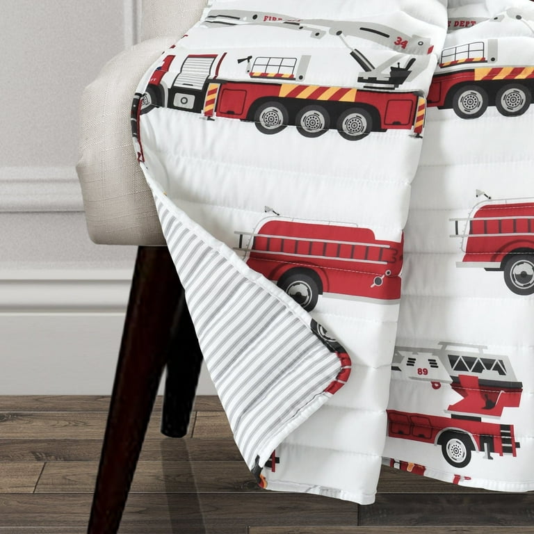 Handmade top Automobiles, Fire trucks blanket