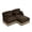 Brown black, variant on HUMEHA 69.2" Leopard Chenille Sofa Brown Black 2-Seat w/ Ottoman