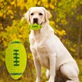 thumbnail image 2 of CSChome Pet Toy For Outdoor Training Pet Squeaky Toy Rugby Ball Shape Interactive Toy Vibrant Colors Easy to Clean Dog Teething Toy for Outdoor Play, 2 of 7