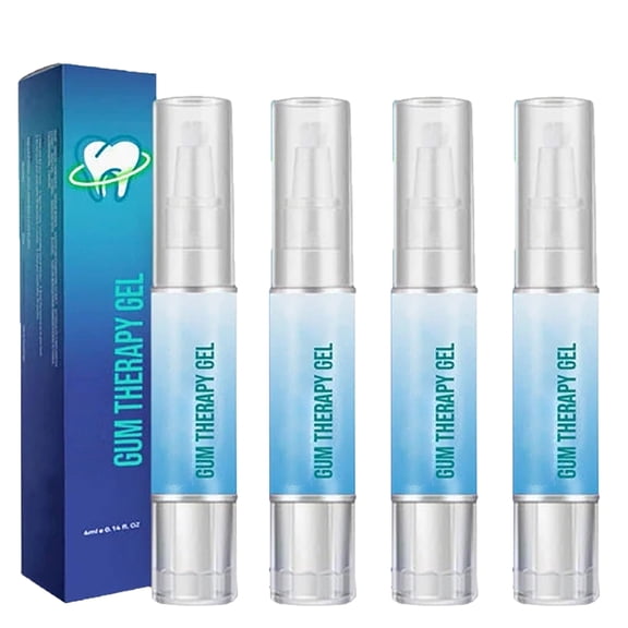 Gum Protect Repair Gel, Oral Care Therapy Formula, Natural Support for Gum Comfort & Repair, Teeth White Essence Pen, Fast Acting Oral Protection Solution(4PC)