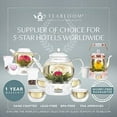 thumbnail image 4 of Teabloom Universal Glass Tea Infuser with Multi-Functional Lid - Lead-Free and Non-Toxic Glass Filter for Loose Tea Leaves, 4 of 9