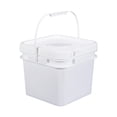 thumbnail image 1 of Cubo cuadrado para almacenamiento de alimentos, práctico, resistente, portátil, versátil con asa, cubo de pintura para pintura del hogar y la cocina 8L, 1 of 8