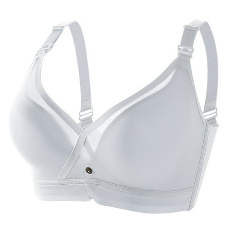 Icvfdpl Women Solid Nursing Bra Push Up Sagging Pregnancy Comfort Thin Traceless Bra Comfortable 36