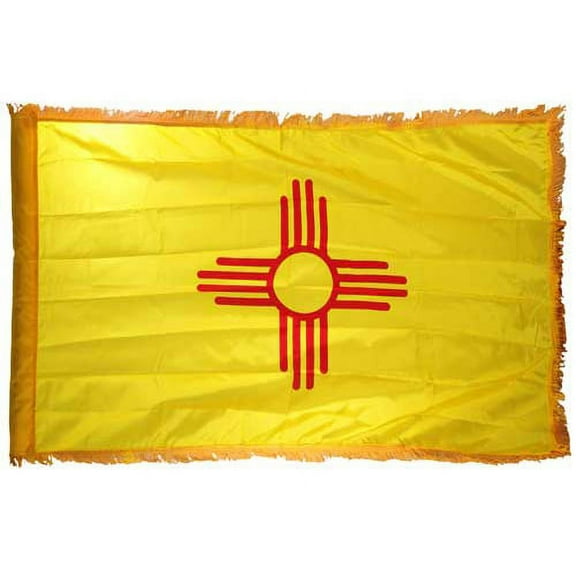 New Mexico Flag 3ft x 5ft Nylon Indoor
