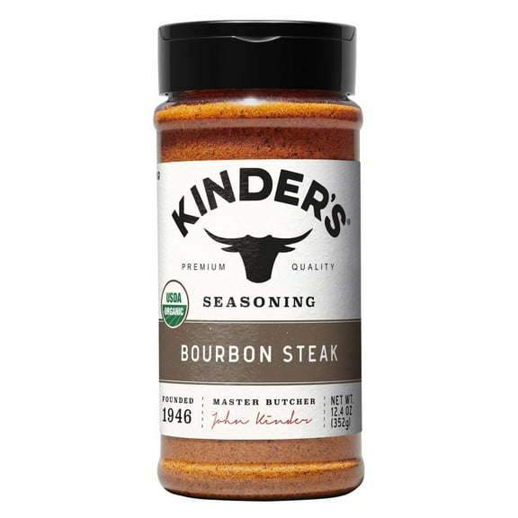 Kinder's Organic Bourbon Steak Seasoning, 12.4 Ounce