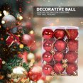 thumbnail image 4 of FLhrweasw Juego Bolas Navidad Bolas Navideñas Grandes Plástico 24 Unidades/caja para (rojo), 4 of 7