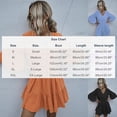 thumbnail image 3 of YuXingFu Mother Of The Bride Dresses Mid-Length Plus Size Womens Dress Long Sleeve Solid Color Casual Summer Light Blue M, 3 of 5