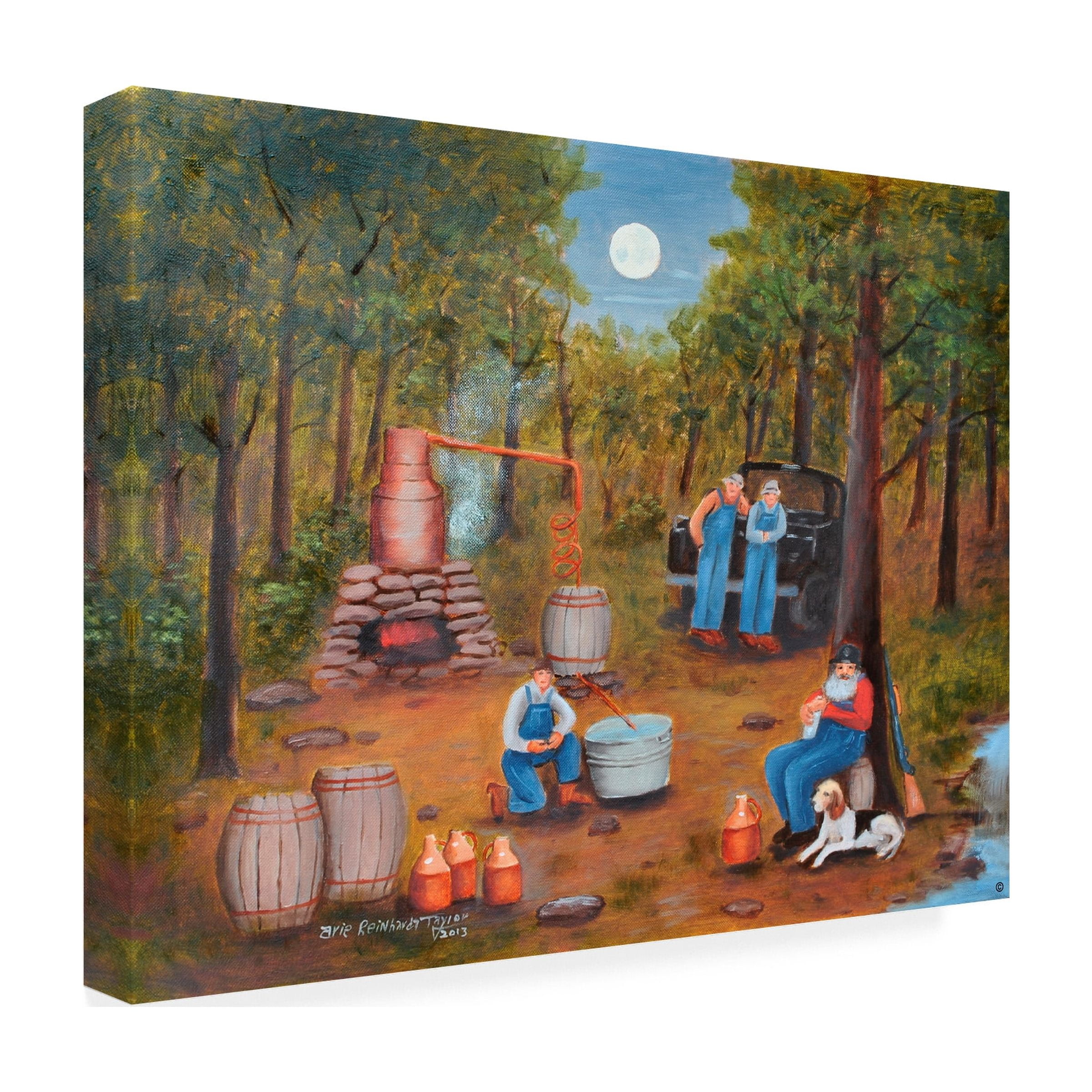 Trademark Fine Art 'Moonshine Run' Canvas Art by Arie Reinhardt Taylor