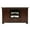 Aquamarine, variant on Poplar Deluxe TV Stand with 2 Fixed Wood Half Shelves, Concord Cherry