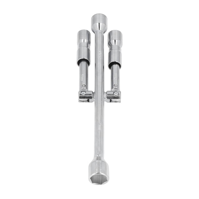 Llave de tubo llave de tuercas plegable multifuncional resistente a la corrosión plateada de alta torsión para reparación de maquinaria ANGGREK Otros