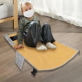 thumbnail image 4 of Reposapiés de Avión para Niños, Extensión de Asiento de Avión para Niños Pequeños, Cojín de Asiento Portátil Ajustable, Cama de Avión Ligera para Niño Naranja, 4 of 9