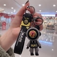 thumbnail image 1 of Pendant Keychain Pendant Cute Cartoon Keyring Environment Friendly Car Key Pendant Silicone Metal Keyring, 1 of 5