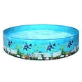 thumbnail image 1 of Piscine Portable Sans Gonflage en Plastique Dur, Piscine Pliable, Piscine Familiale, Piscine Ronde pour Bébés, Enfants, Adultes, 1 of 5