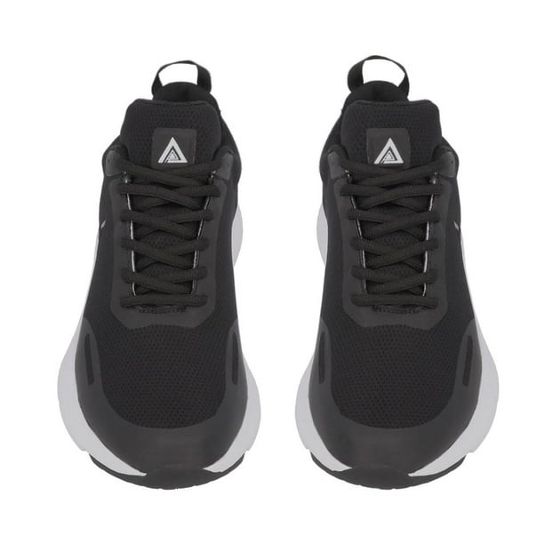 Tenis Hombre HGN By Mr. Shu Textil Ligero Comodo Suave Correr Caminar Deportivo Ajustable Cordones S negro 25.5 HGN by MR SHU 9486 Walmart en linea
