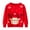 Red-2, variant on FamilyThread Kids Christmas Long Sleeve Knit Sweaters Crewneck Pullover Fashion Printed Sweater Kids Blouse Tops For 2-7Y