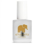 ella+mila Nail Care, Quick Dry Top Coat - In a Rush (high glossy shine, UV inhibitor which prevents yellowing)